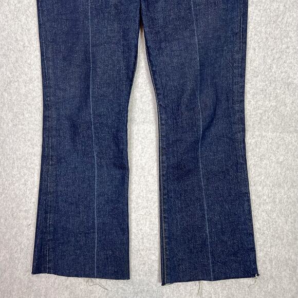 Levi's Premium 28 Dark Wash Ribcage Boot High Waisted Jean 28x27.5 Button Fly - Picture 3 of 9